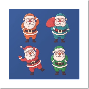 Santa Claus Collection Posters and Art